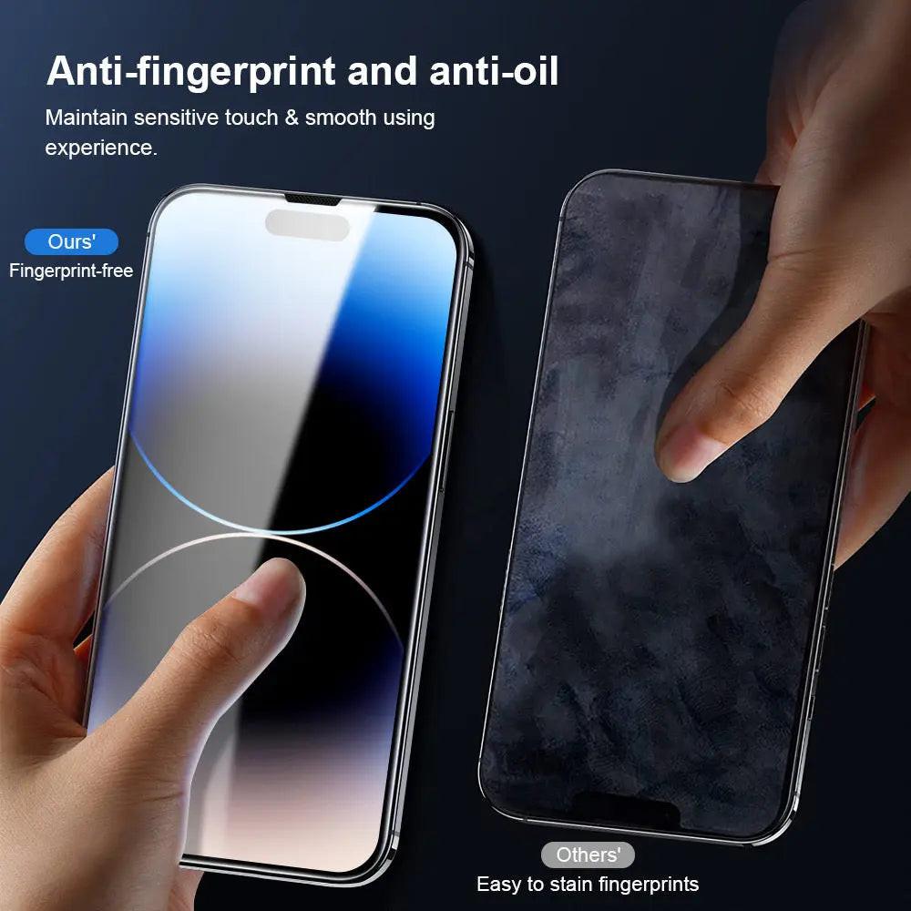Curved Anti-Static Tempered Glass Screen Protector for iPhone 13 Pro — Moarmouz