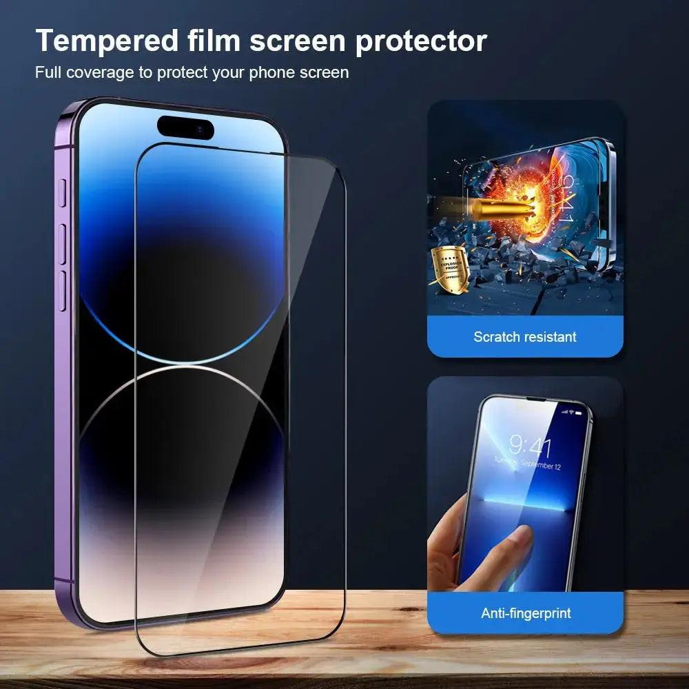 Anti-Static Tempered Glass Screen Protector for iPhone 16e — Moarmouz