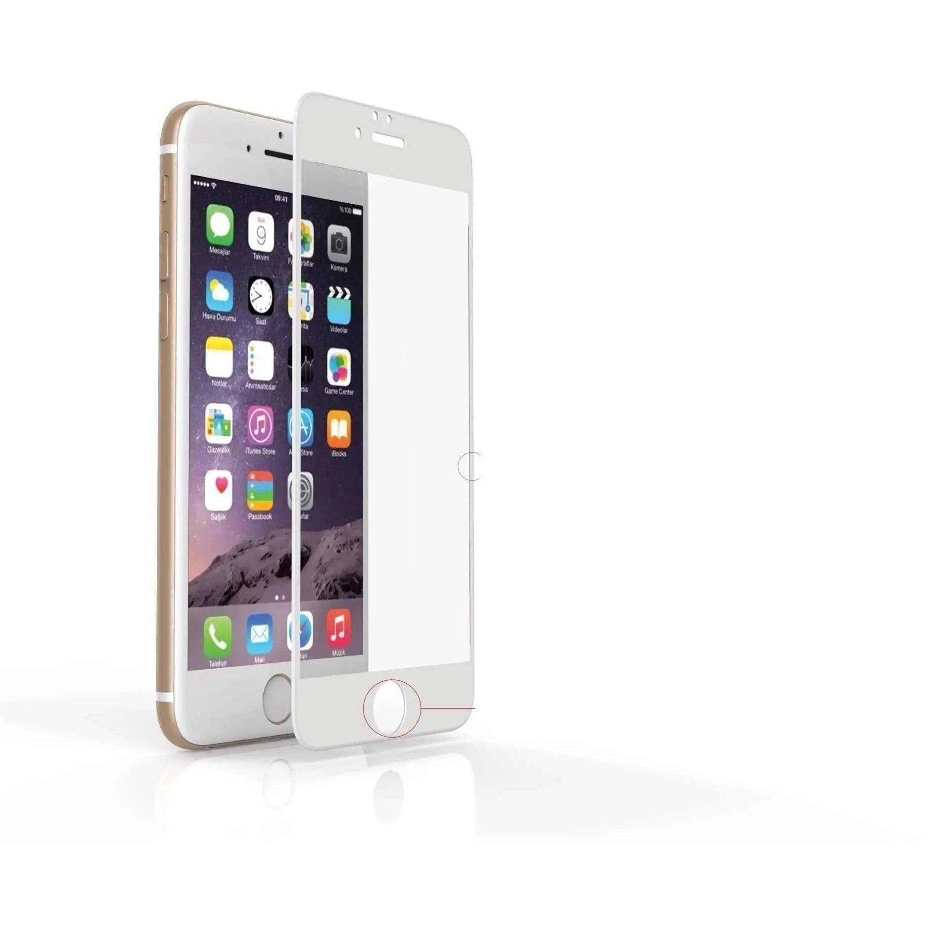 Full Cover Tempered Glass Screen Protector for iPhone 6s Plus/6 Plus — Moarmouz