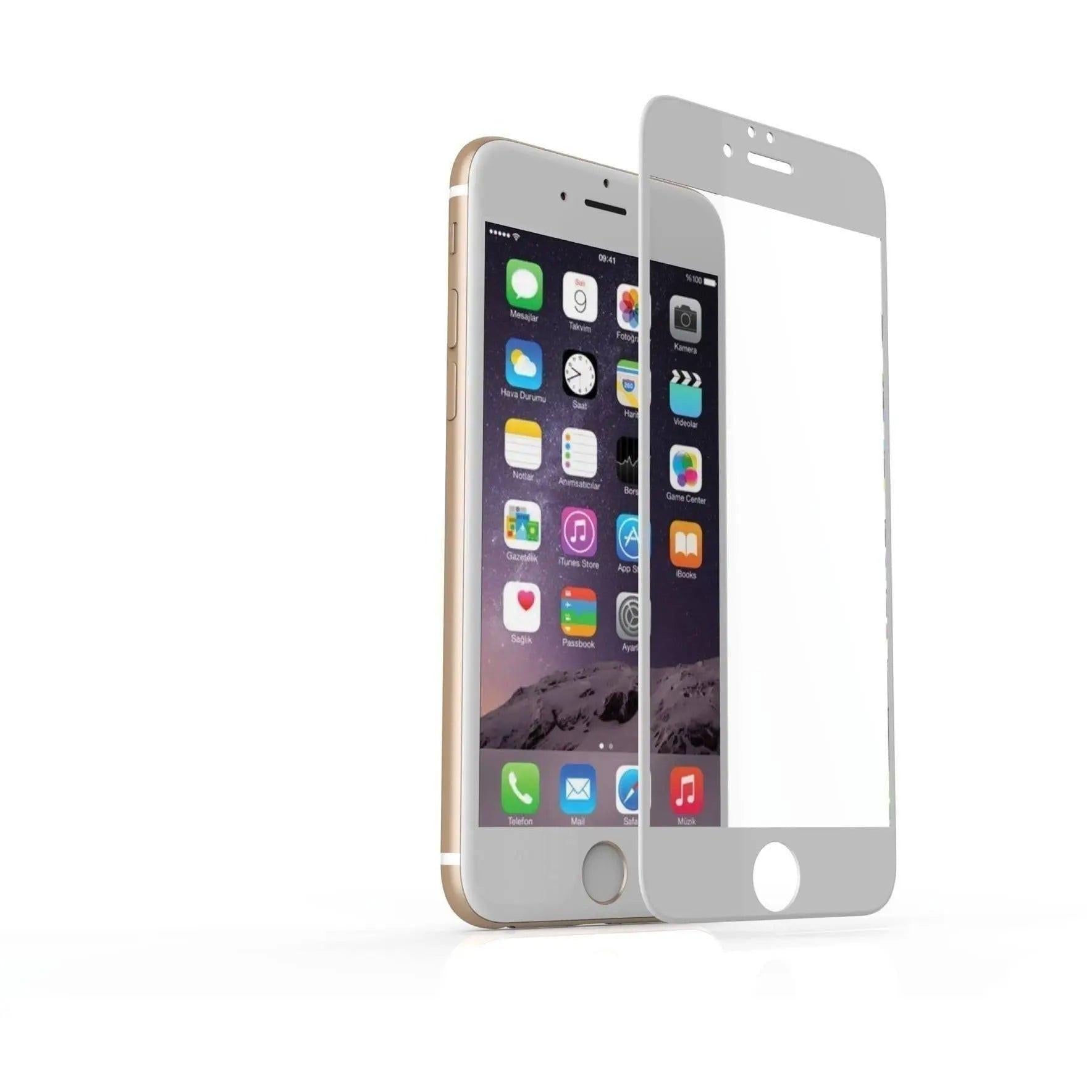 Full Cover Tempered Glass Screen Protector for iPhone 6s/6 — Moarmouz