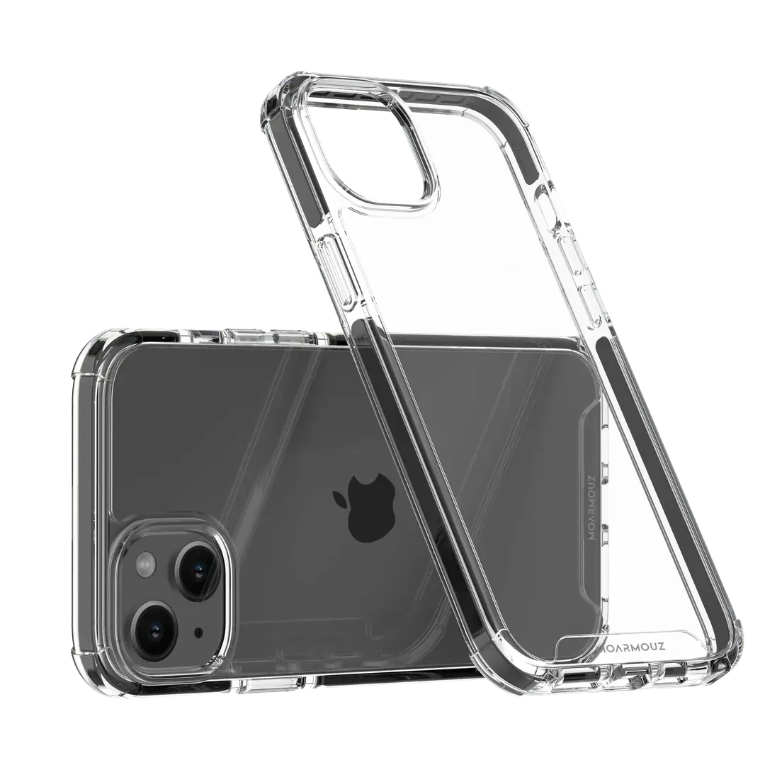 Shockproof clear case for iPhone 14