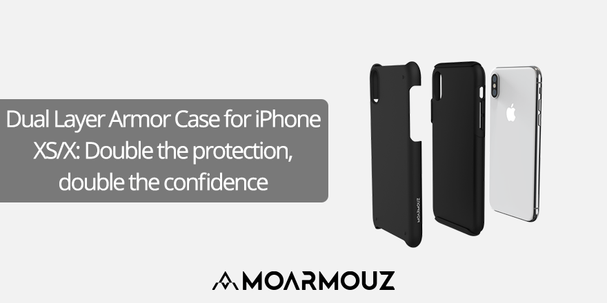 Dual Layer Armor Case for iPhone XS/X: Double the protection, double the confidence - Moarmouz