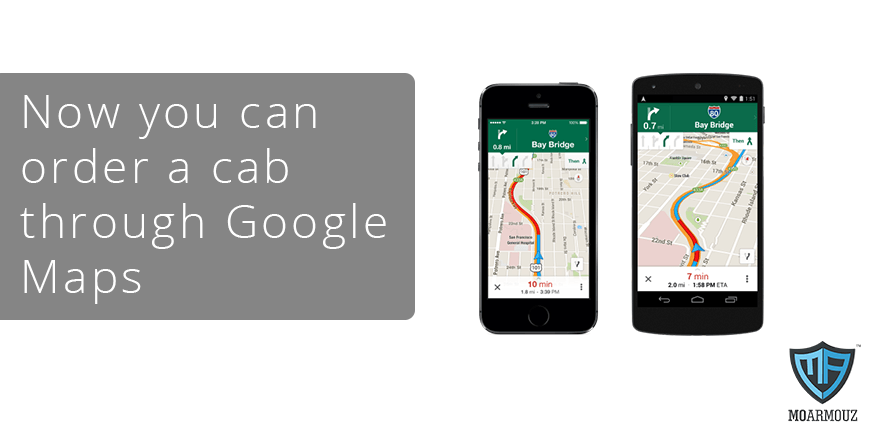 Google Maps next update will allow you to order an Uber from within the app! - Moarmouz