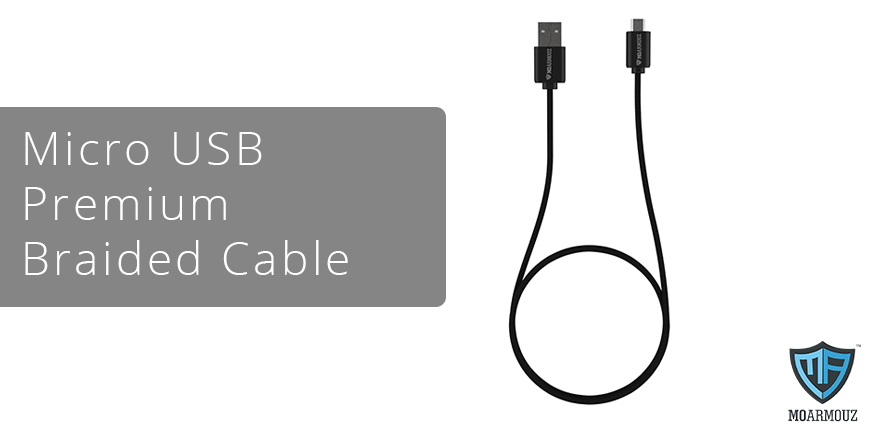 Keep your connectivity in top shape with Moarmouz’s micro USB premium braided cable - Moarmouz