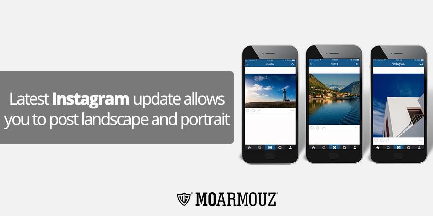 Latest Instagram update allows you to post landscape and portrait albums - Moarmouz