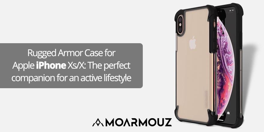 Rugged Armor Case for Apple iPhone Xs/X: The perfect companion for an active lifestyle. - Moarmouz