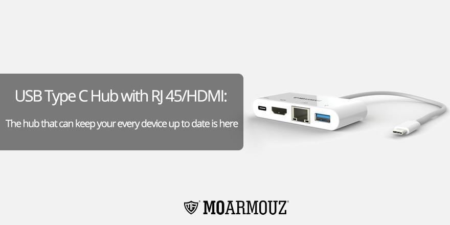 USB Type C Hub with RJ 45/HDMI: The hub that can keep your every device up to date is here - Moarmouz