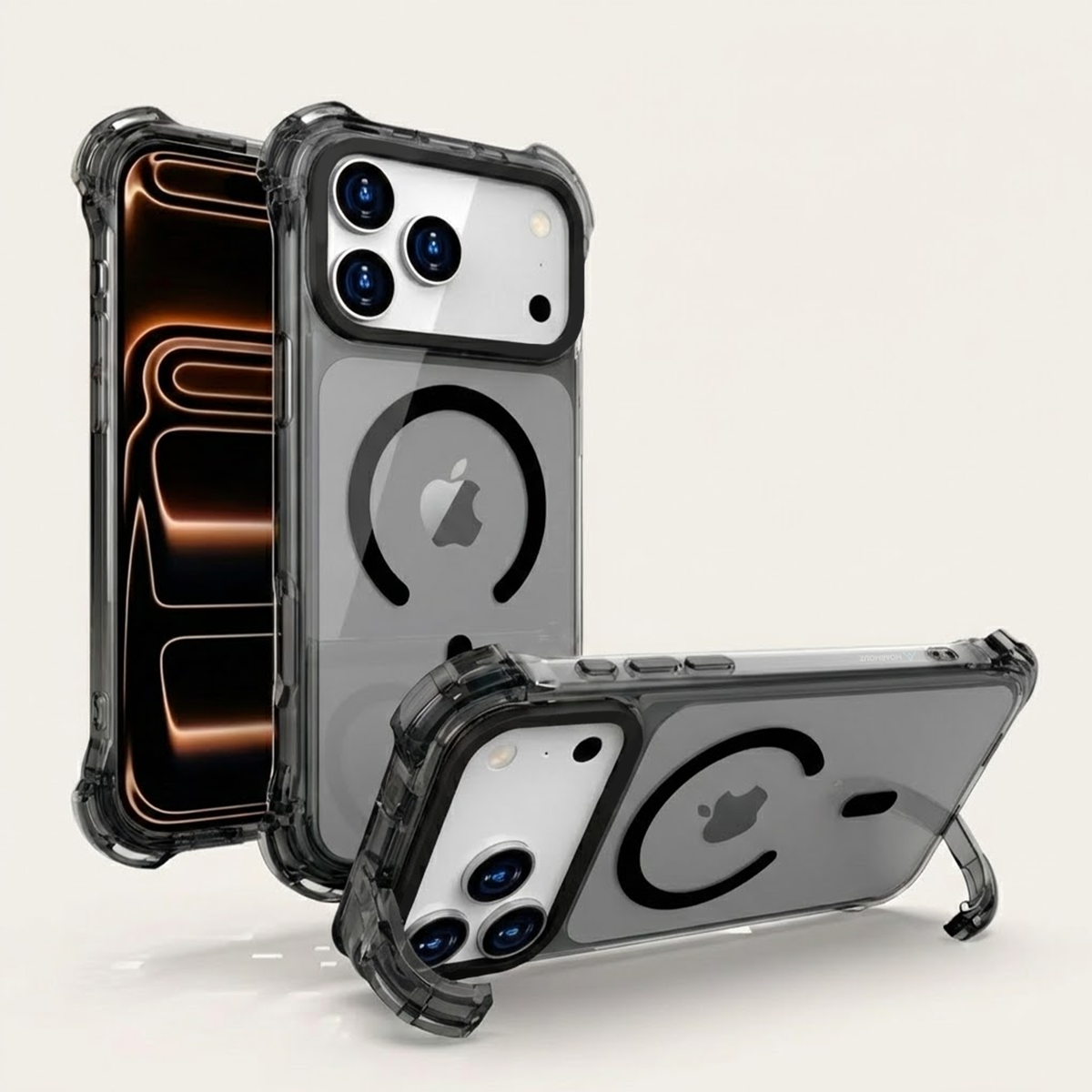 Shockproof Case for iPhone 18 Pro in Black — Moarmouz