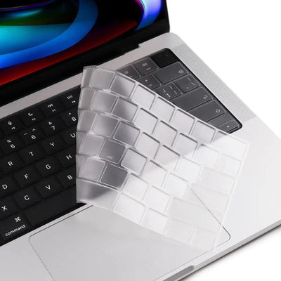 Keyboard Protector for MacBook Pro 14" (M5–M1, 2026–2021) - US Layout - Ash Black — Moarmouz