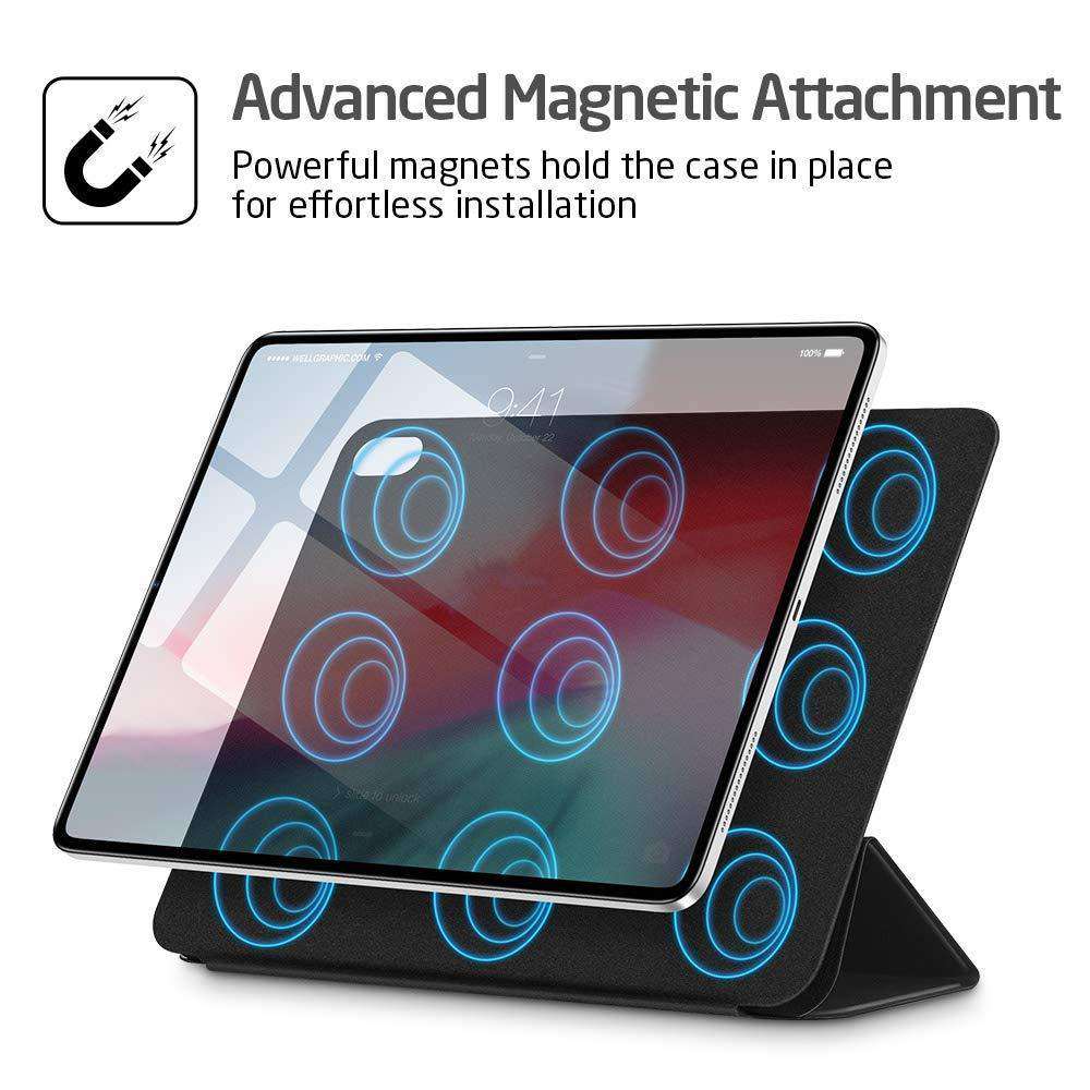 MoArmouz - Magnetic Origami Smart Cover for iPad Pro 12.9-inch, 3rd Gen (2018)