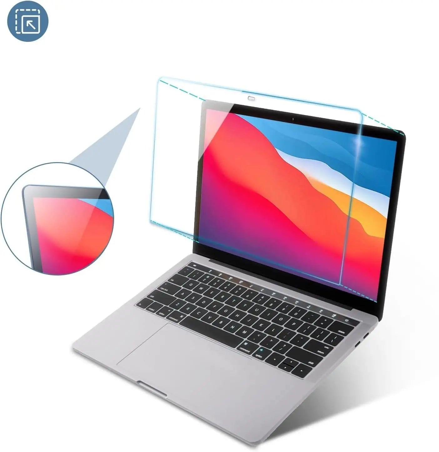 HD Clear Screen Protector for MacBook Pro 13” M2, M1, 2023-2016 MoArmouz
