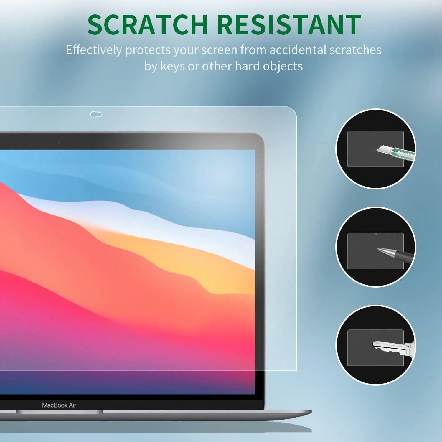 HD Clear Screen Protector for MacBook Pro 13” M2, M1, 2023-2016 MoArmouz