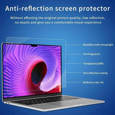 Anti-Reflection Screen Protector for MacBook Air 15" (M5–M2, 2026–2023) — Moarmouz