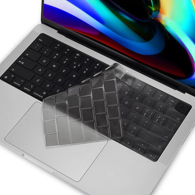 Keyboard Protector for MacBook Pro 14" (M5–M1, 2026–2021) - US Layout - Ash Black — Moarmouz