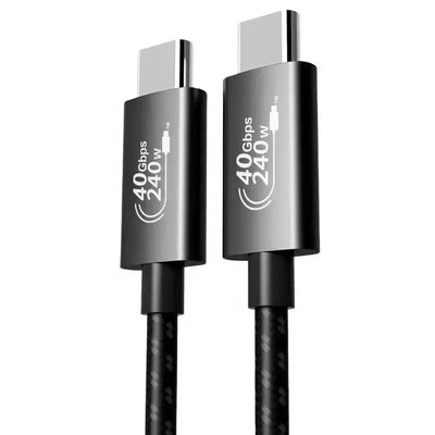 USB4 PD3.1 USB-C to USB-C Cable — 240W Charging, 40Gbps Data, 8K Video — Moarmouz