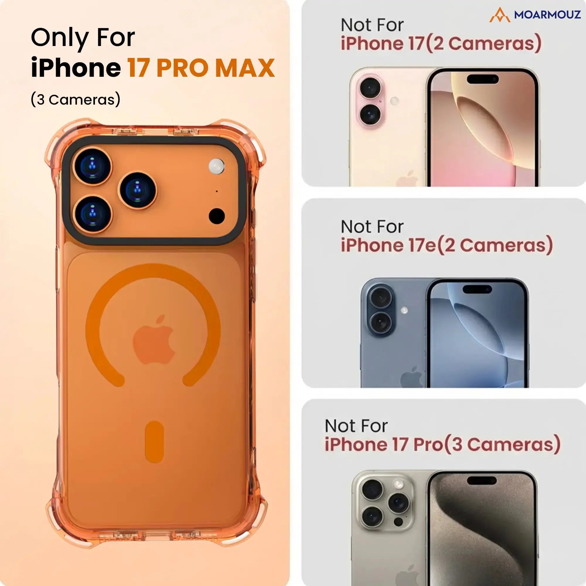 Shockproof Case for iPhone 17 Pro Max MoArmouz
