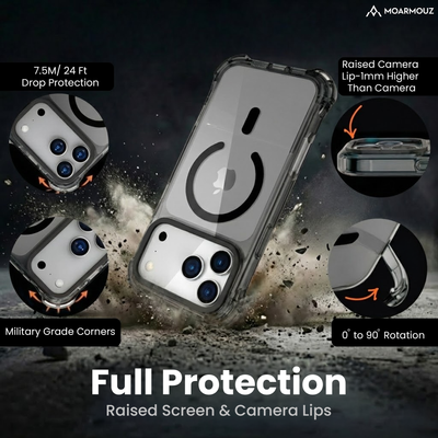 Shockproof Case for iPhone 18 Pro in Black — Moarmouz