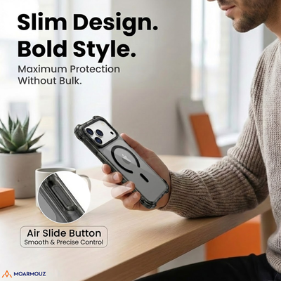 Shockproof Case for iPhone 18 Pro Max in Black — Moarmouz