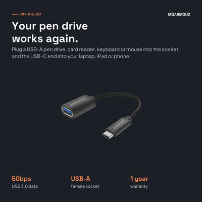 USB 3.1 Type-C OTG Cable: how it works — Moarmouz