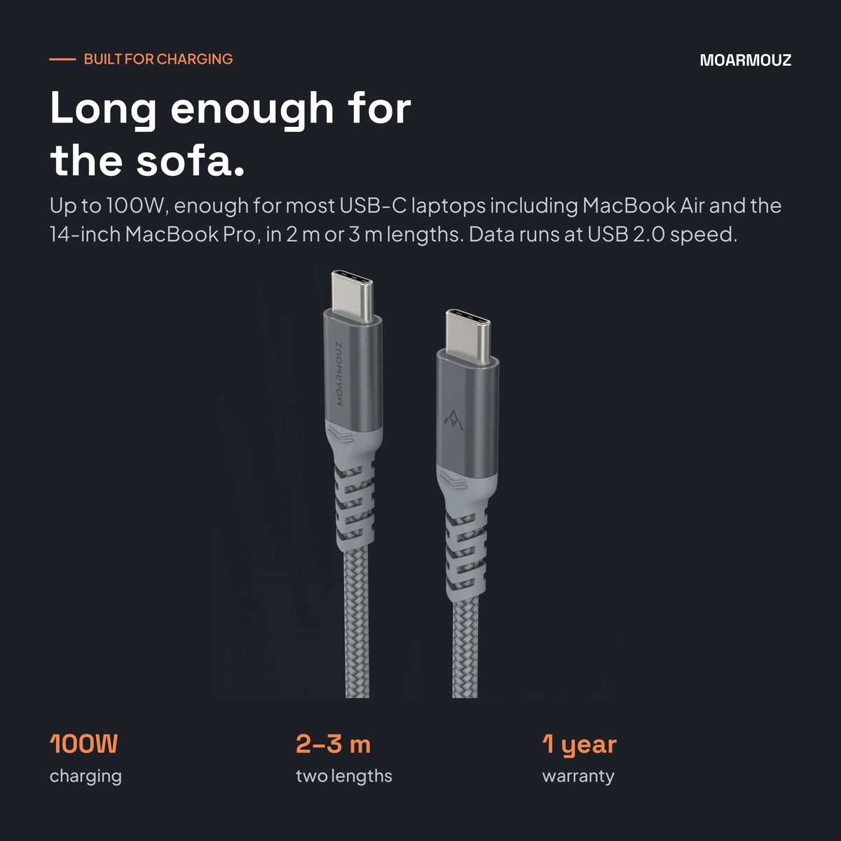 USB Type-C to USB-C 100W Charging Cable: how it works — Moarmouz