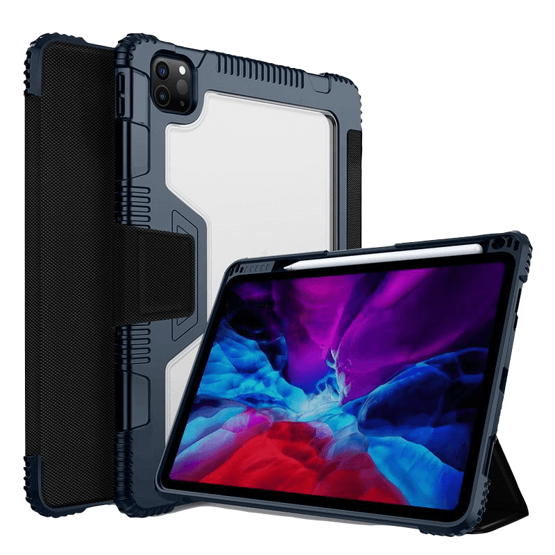 MoArmouz - Rugged Smart Cover Kratos Case for iPad Pro 11-inch, 2nd / 1st Gen