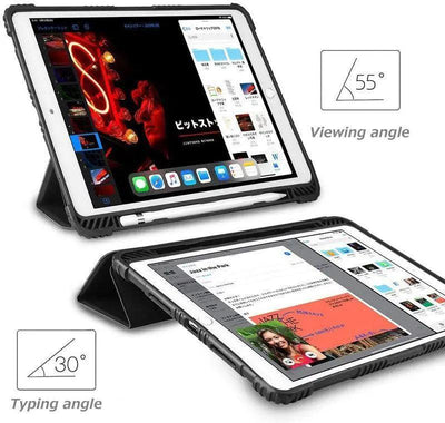 Rugged Smart Cover Kratos Case for iPad 10.2" (9th–7th Gen, 2021–2019) — Moarmouz