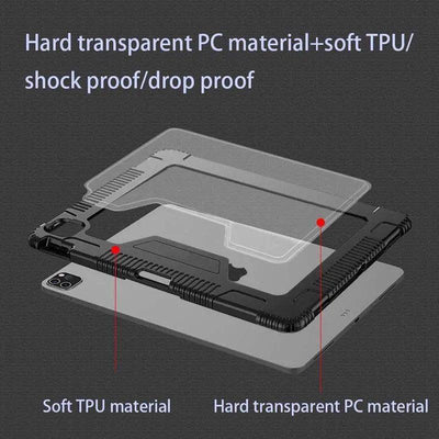 Rugged Smart Cover Kratos Case for iPad Pro 11" (2nd–1st Gen, 2020–2018) — Moarmouz
