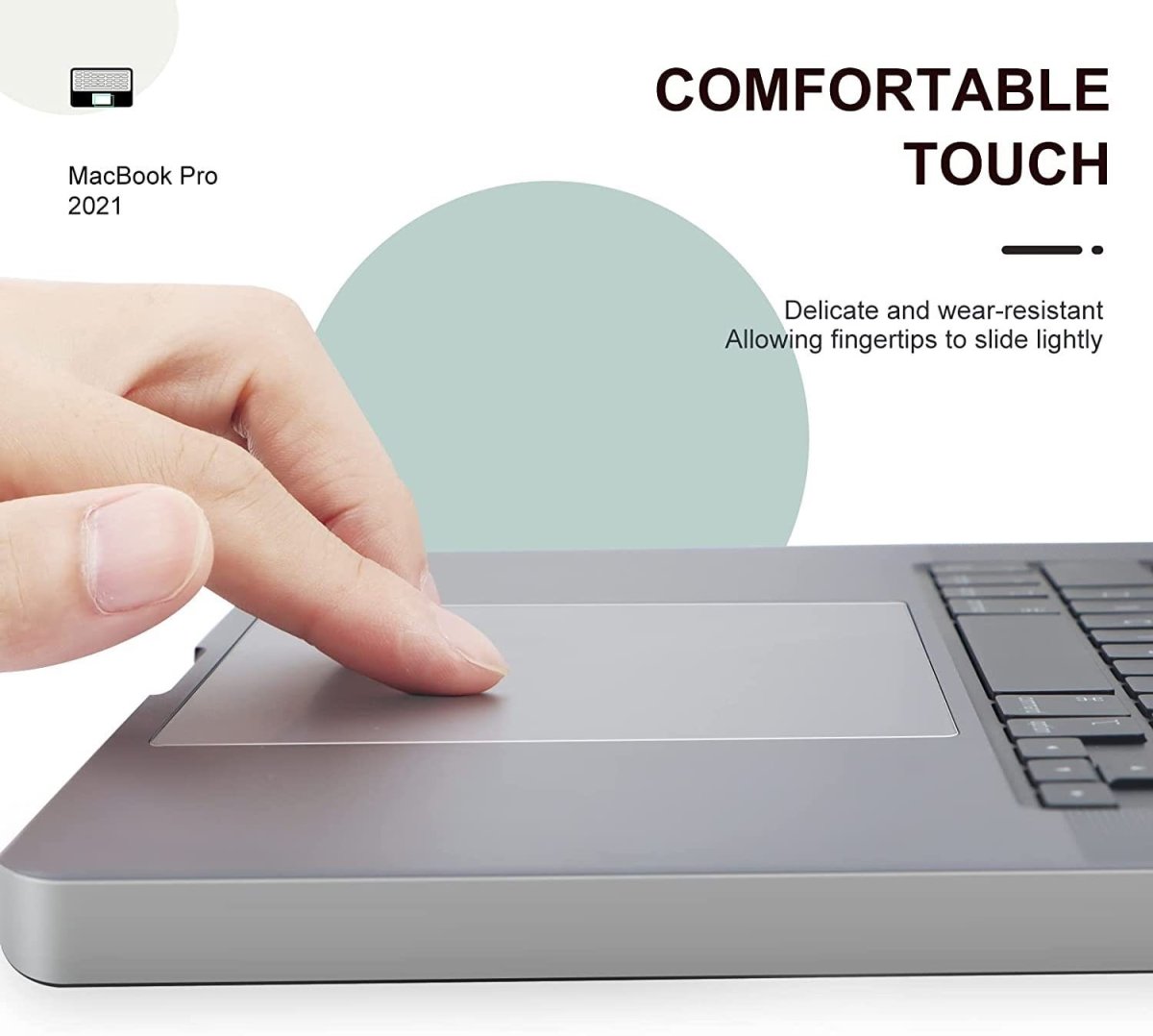 MoArmouz - Trackpad Protector for MacBook Pro 14" (M1 Pro / M1 Max)