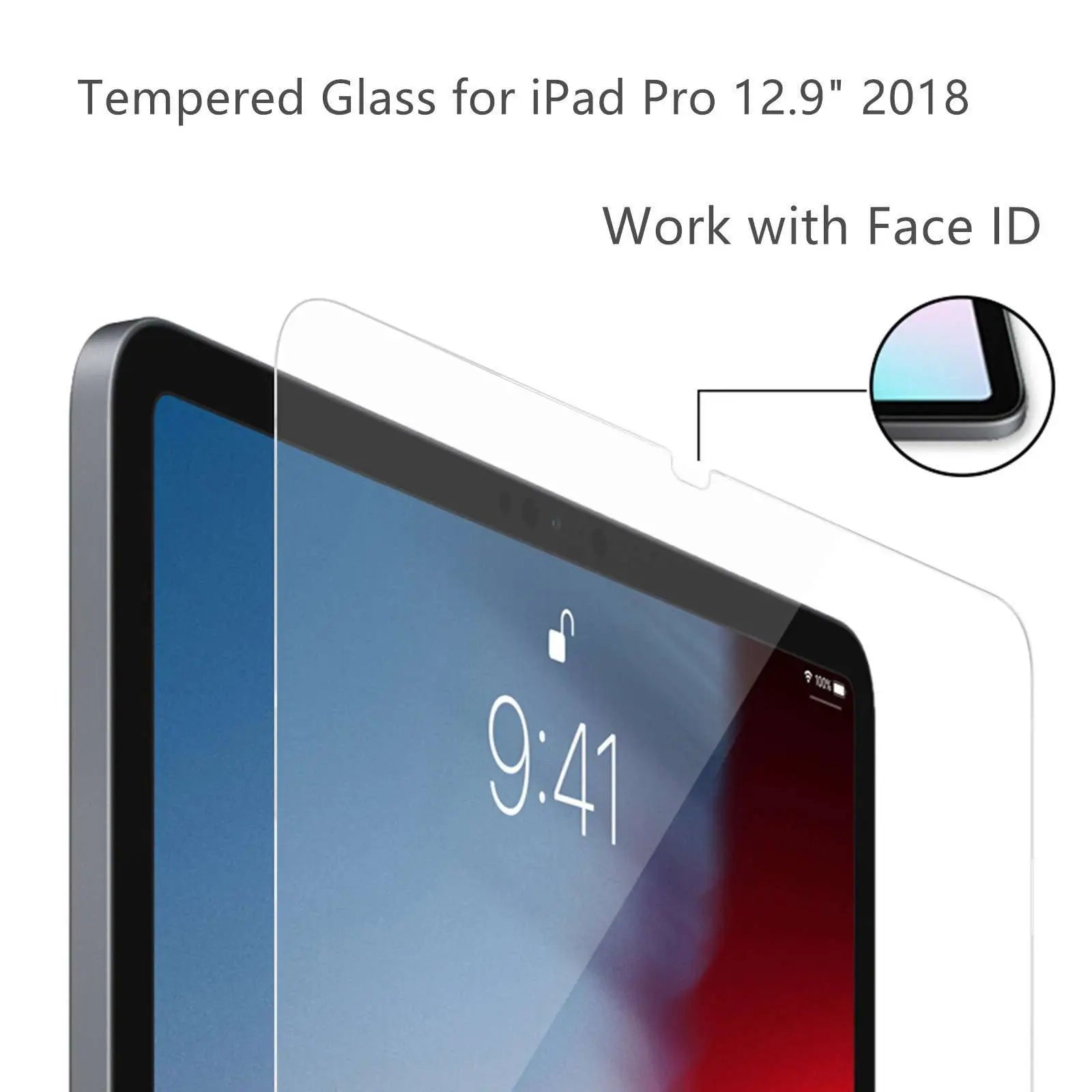 MoArmouz - Tempered Glass for iPad Pro 12.9-inch (2021-2018)