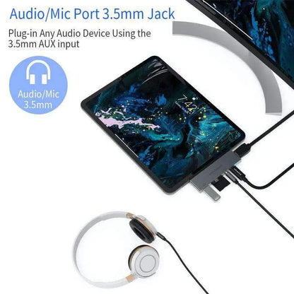 MoArmouz - Type C (USB-C) 6 in 1 iPad Pro Hub