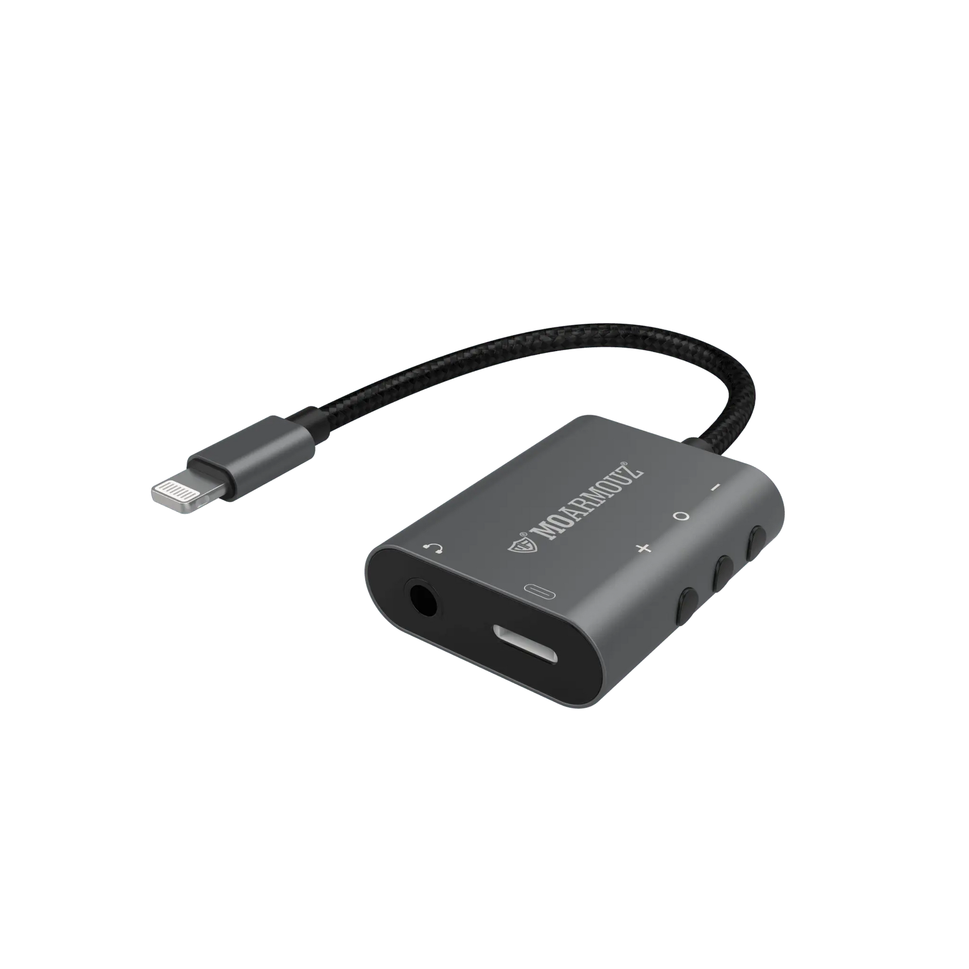 MoArmouz - Lightning to 3.5mm Audio & Charge Adapter MFI Certified