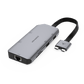 MoArmouz - Type C (USB-C) 8 in 2 Dual 4K HDMI Gigabit Hub