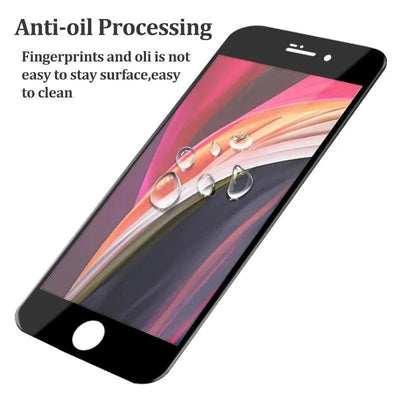 Curved Tempered Glass Screen Protector for iPhone SE (3rd–2nd Gen, 2022–2020) — Moarmouz