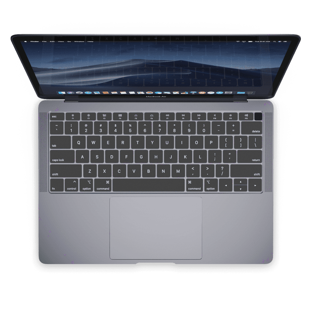 MoArmouz - Keyboard Protector for MacBook Air 13-inch (2019-2018) - US Layout