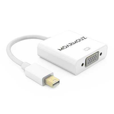 Mini DisplayPort to VGA Adapter — Supports 1080P Full HD Video — Moarmouz