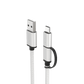 MoArmouz - 2 in 1 USB-C and Micro USB Cable