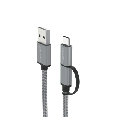 USB-C & micro USB Sync & Charge 2 in 1 Cable — Moarmouz