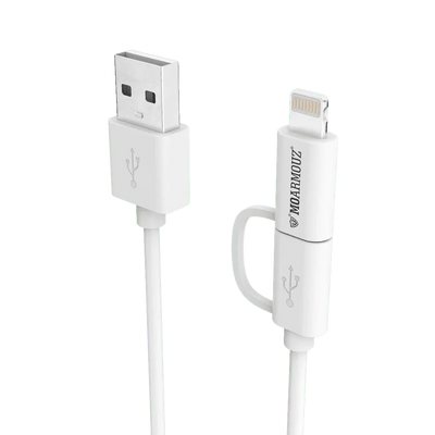 Lightning & micro USB Sync & Charge MFi Certified 2 in 1 Cable — Moarmouz