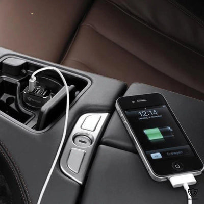 Car Charger 3 Port w/ Smart Charge 5.2A/26W — Moarmouz