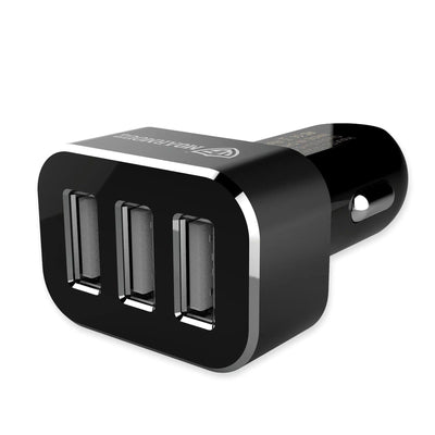 Car Charger 3 Port w/ Smart Charge 5.2A/26W — Moarmouz