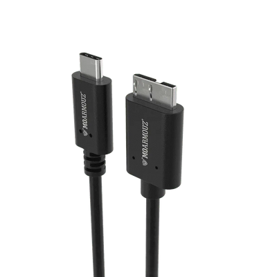 USB 3.1 Type-C to Micro-B (Hard Drive) Cable — Moarmouz