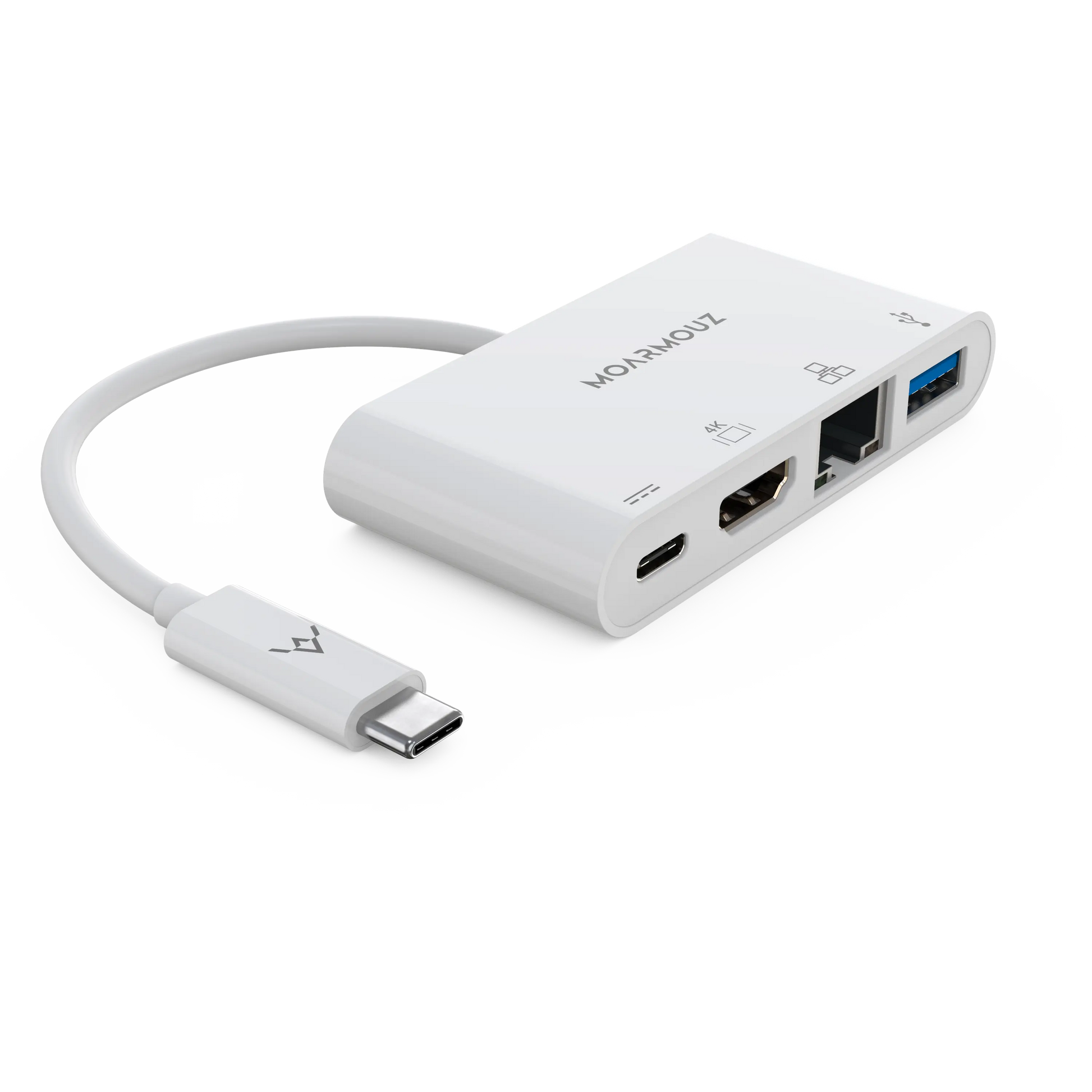 Type C USB C 4 in 1 Multiport Gigabit 4K HDMI Hub 1 Year