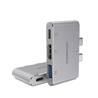USB-C 3 in 2 Multiport 4K HDMI Hub — Moarmouz