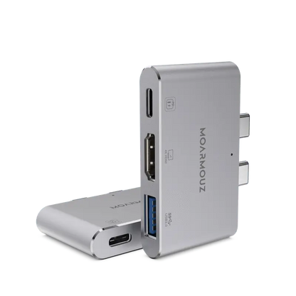 MoArmouz - Type C (USB-C) 3 in 2 Multiport 4K HDMI Hub