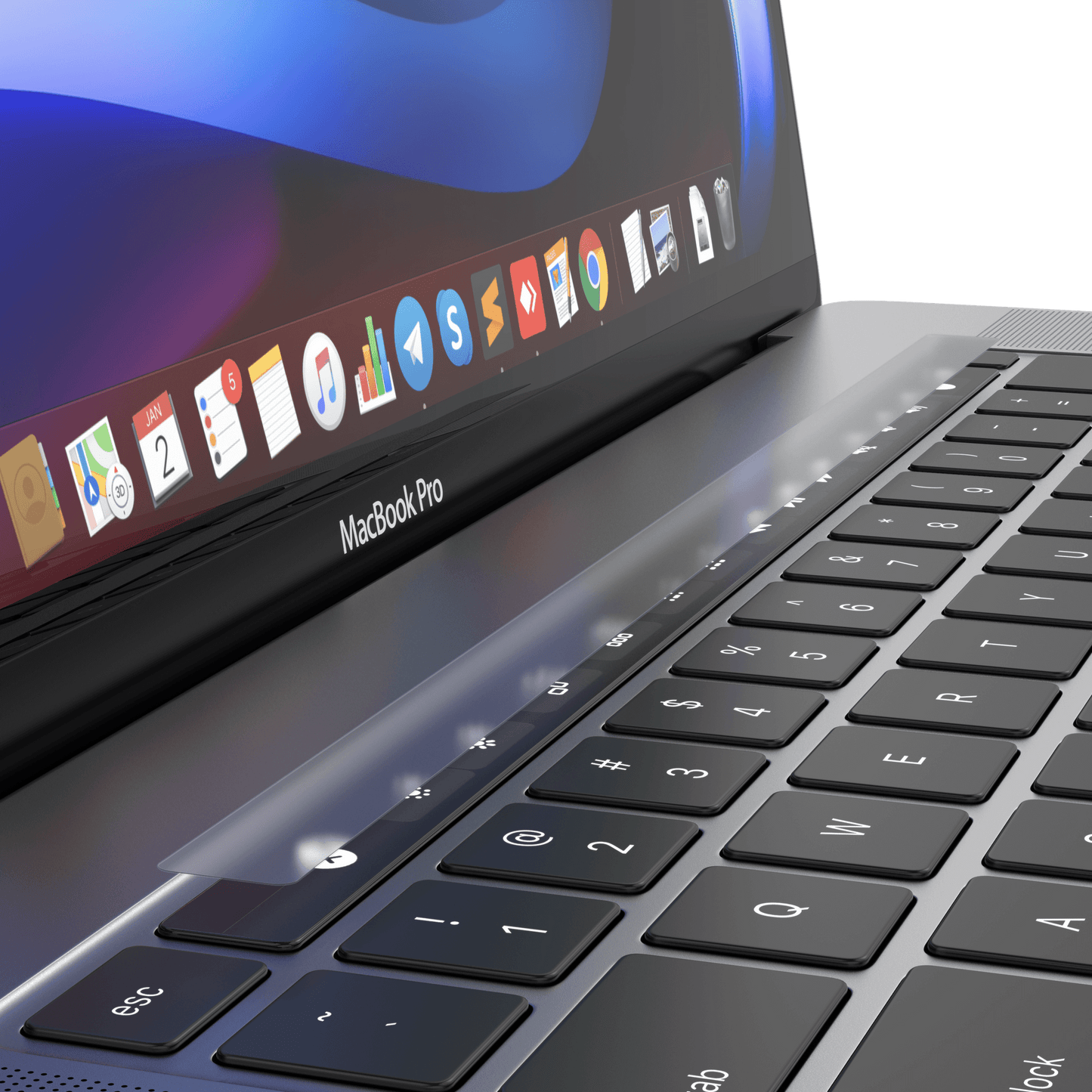 MoArmouz - Touch Bar Protector for MacBook Pro 13-inch (2020) & M1, 2020 - Thunderbolt (USB-C)