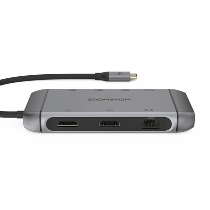 MoArmouz - Type C (USB-C) 9 in 1 Dual HDMI Display Hub