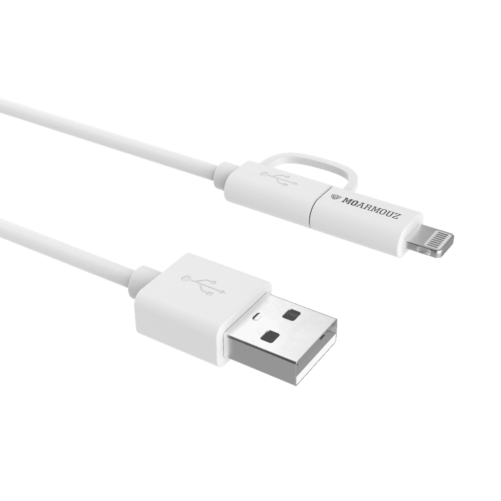 CABLE USB CHARGE & SYNCHRO LIGHTNING MFI 1M