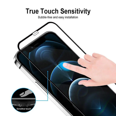 MoArmouz - Curved Tempered Glass Screen Protector for iPhone 12 Pro Max