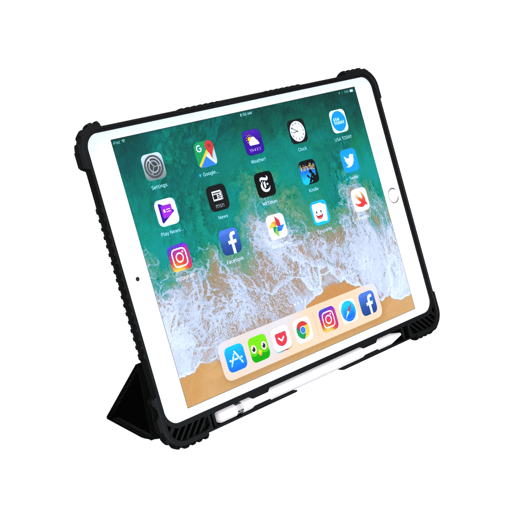 MoArmouz - Rugged Smart Cover Kratos Case for iPad Air (3rd Gen) / iPad Pro 10.5 (2017)