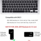 MoArmouz - Keyboard Protector for MacBook Air 13-inch (2020) & M1, 2020 - EU Layout